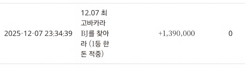 최바비 1등 슬포 ㅅㅅ