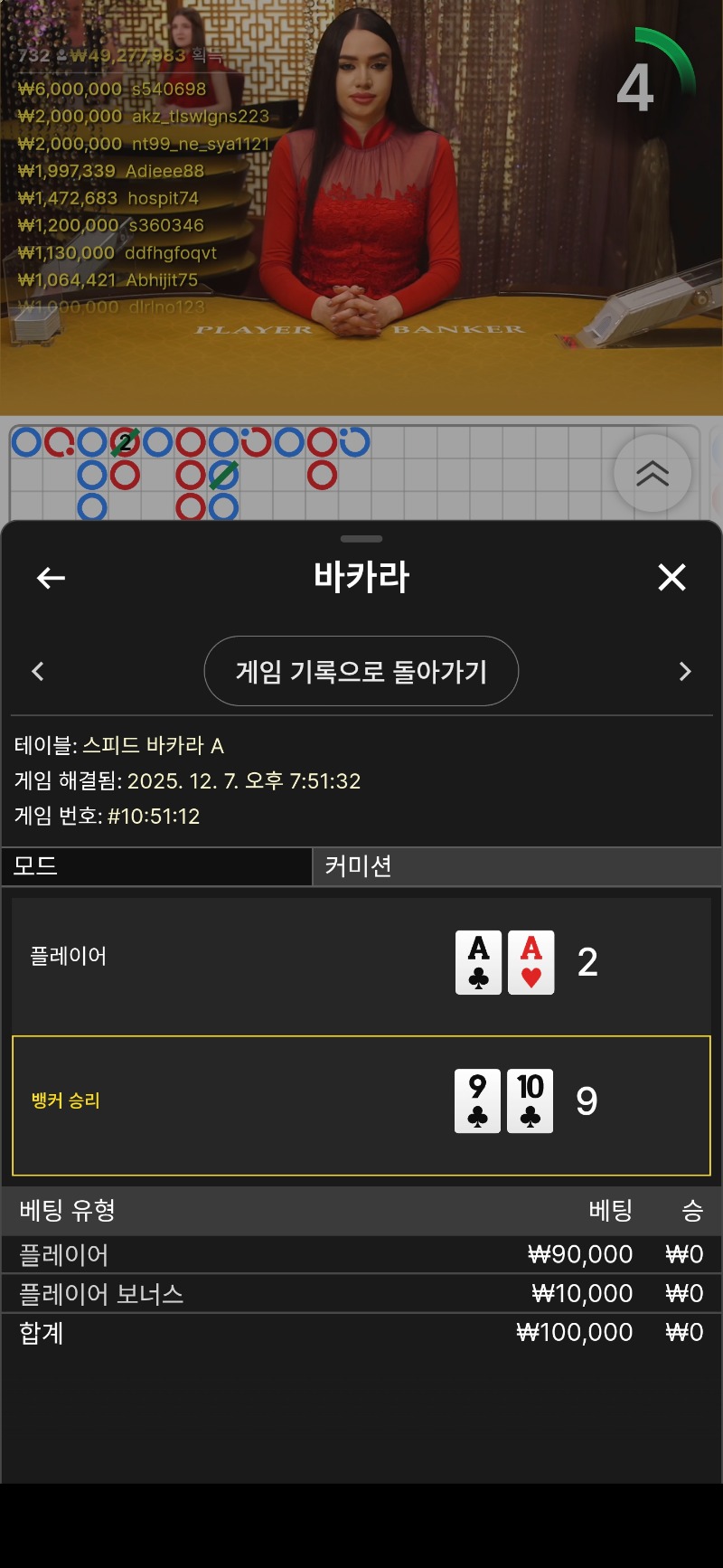 박아라 또 뇌출혈패~우씨!!