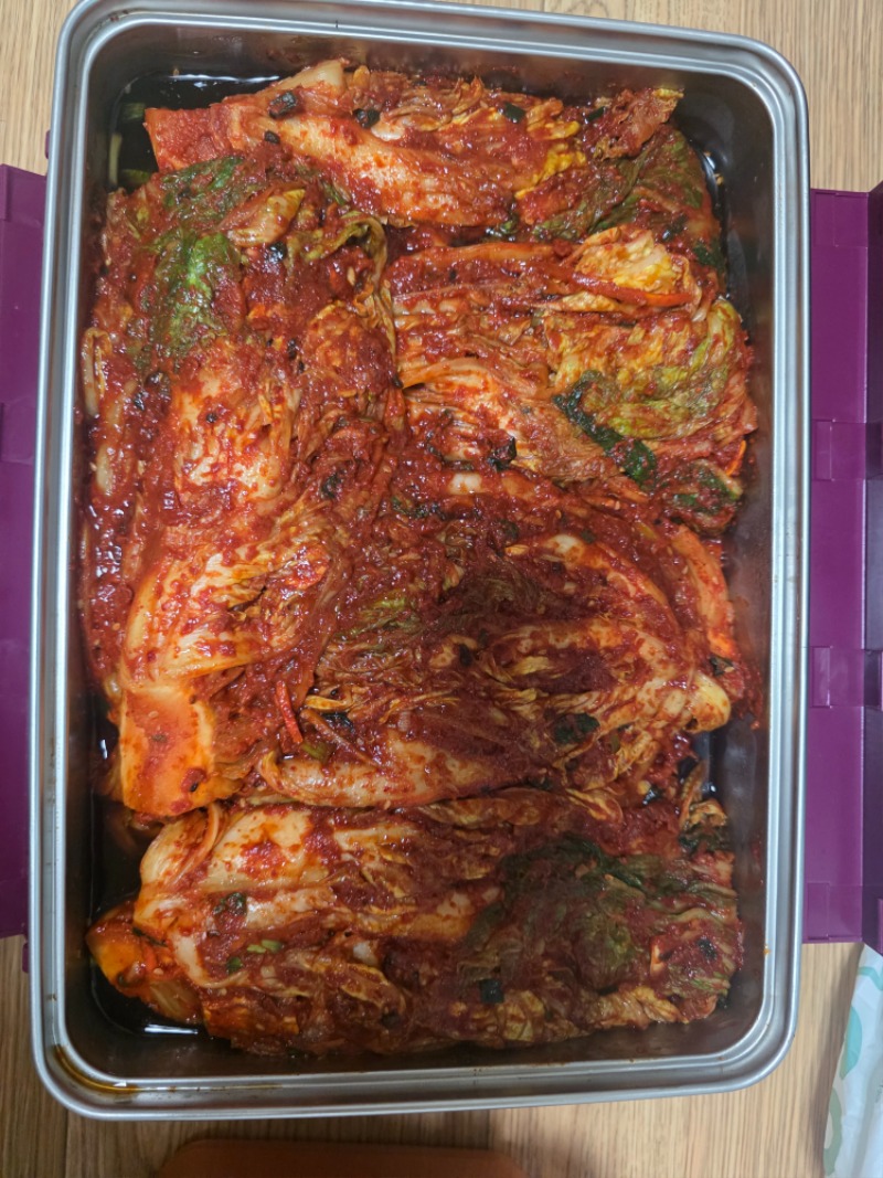 김장하고 왓더니 피곤한네요~~