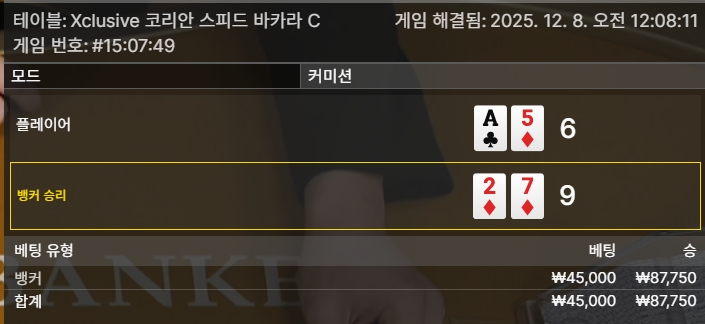 카라 네츄럴 9 승리~