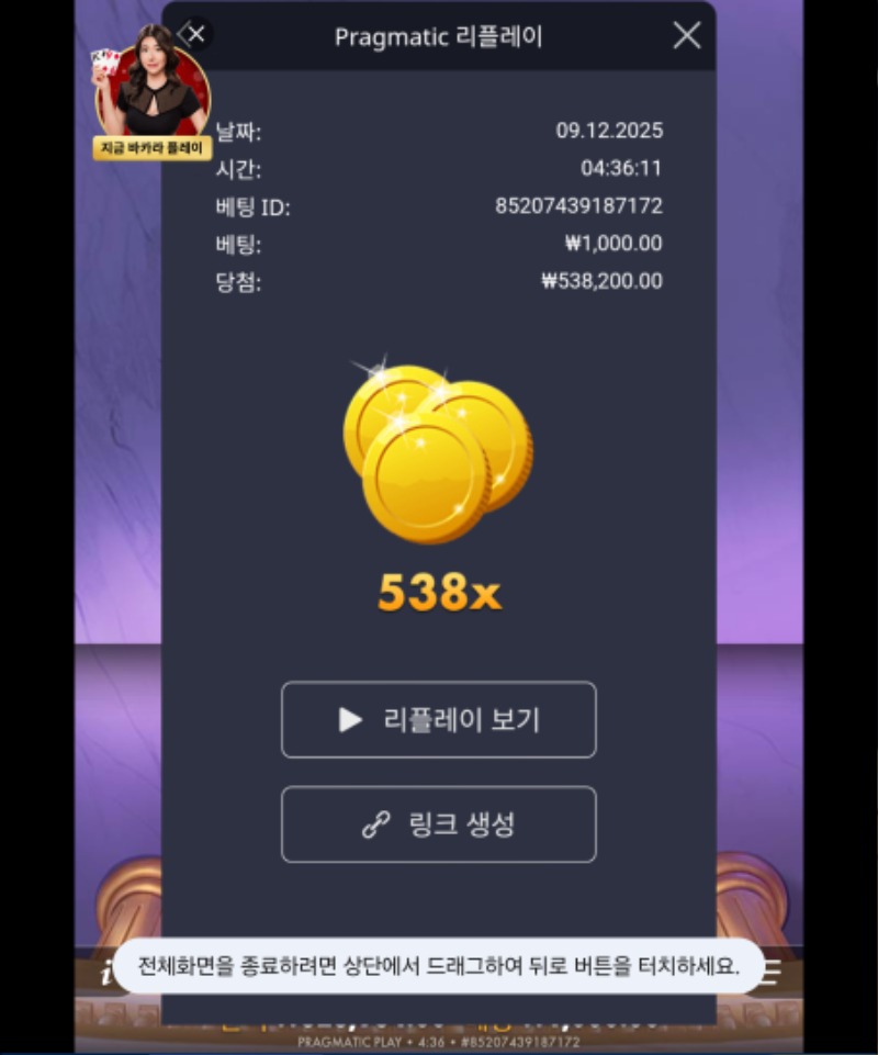 포춘에이스 538배