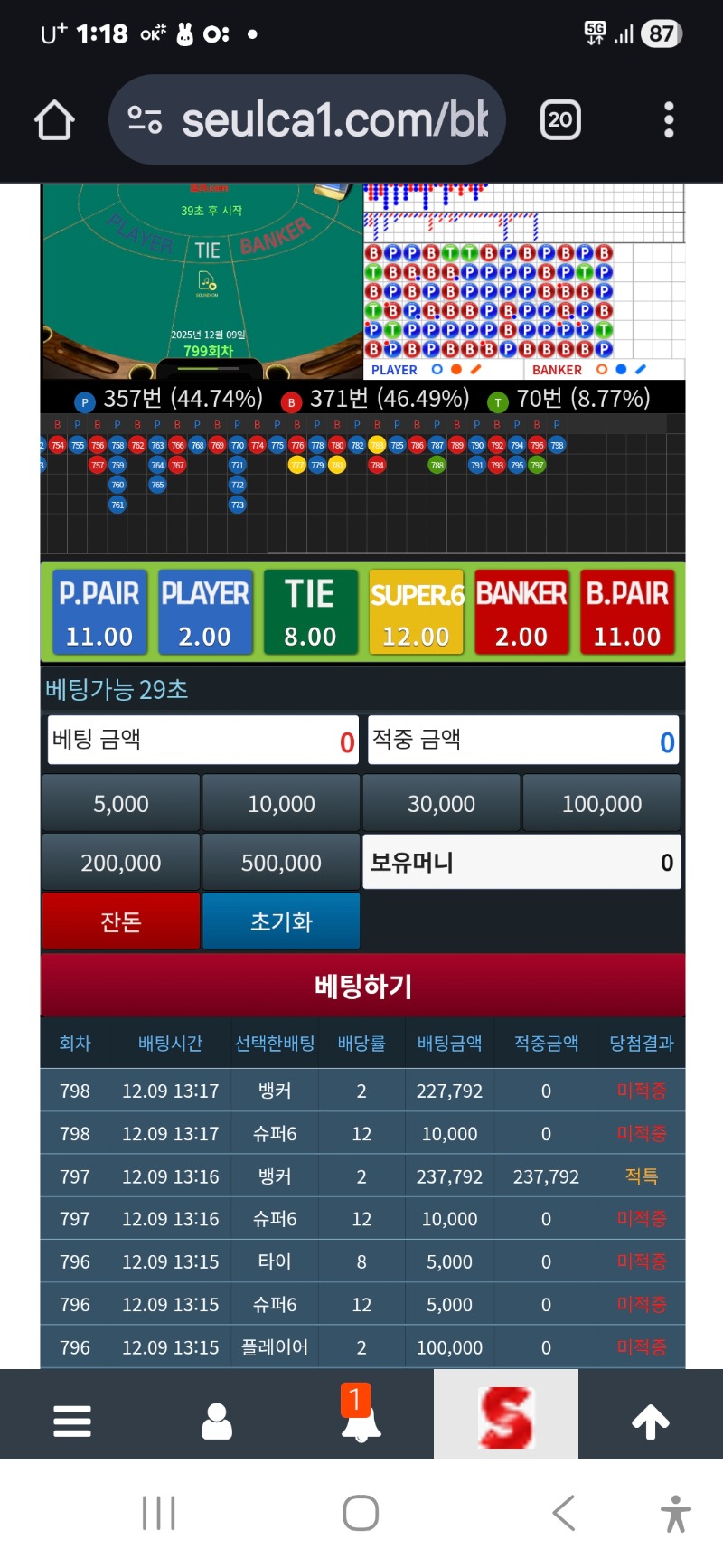 슬카라 또 오링ㅠ