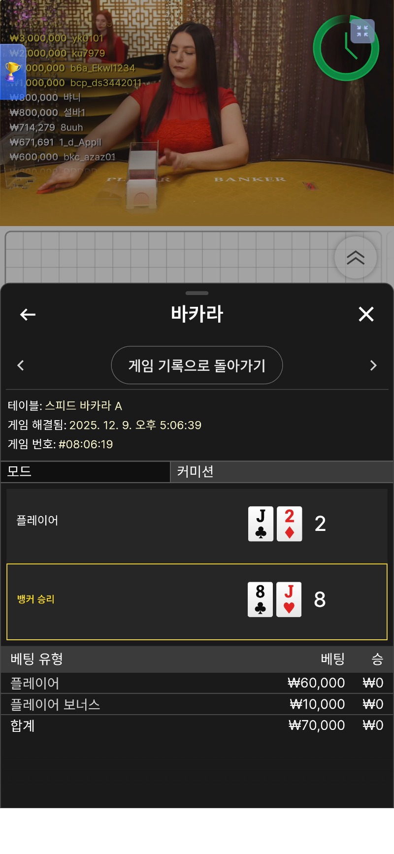 디너 카라 네추럴 카악 패!!