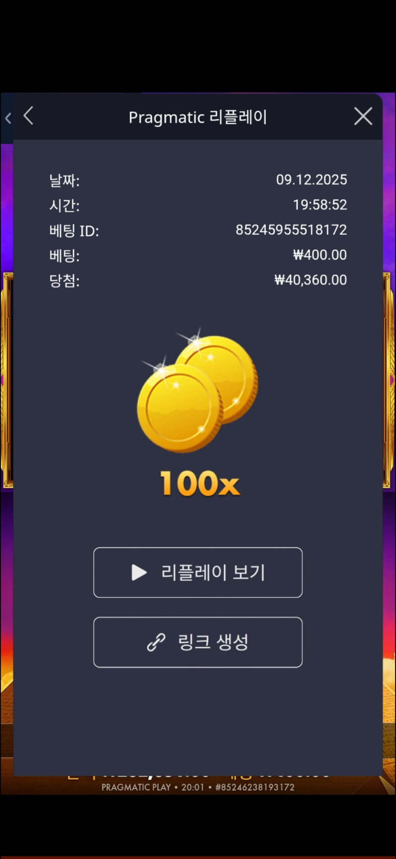 포춘 100배