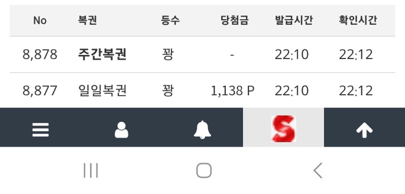 복권아~오늘도 고생했다!그래도 화요일인데 쌍복한번 구경시켜줘서고마워