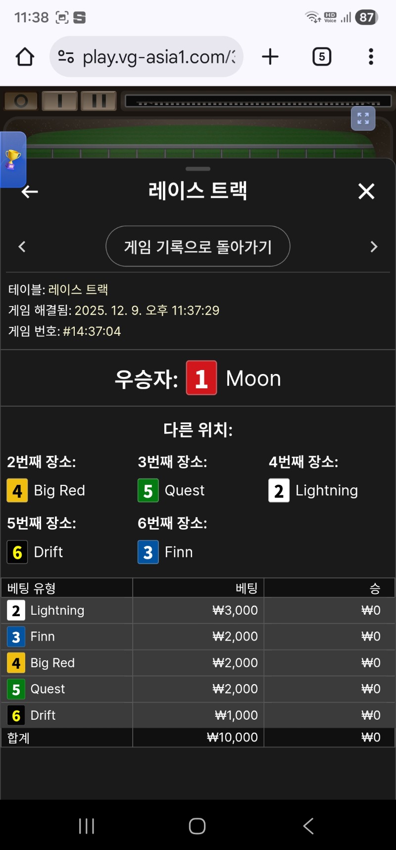 레이스 트렉 패