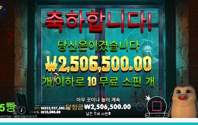 물개 최배비 현황