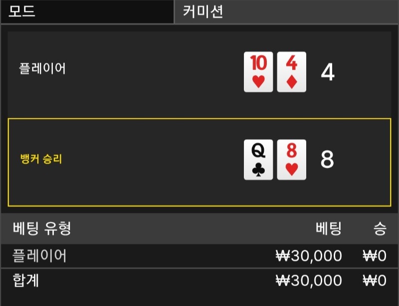 오랜만에 그냥 카라 2패 ♤♤