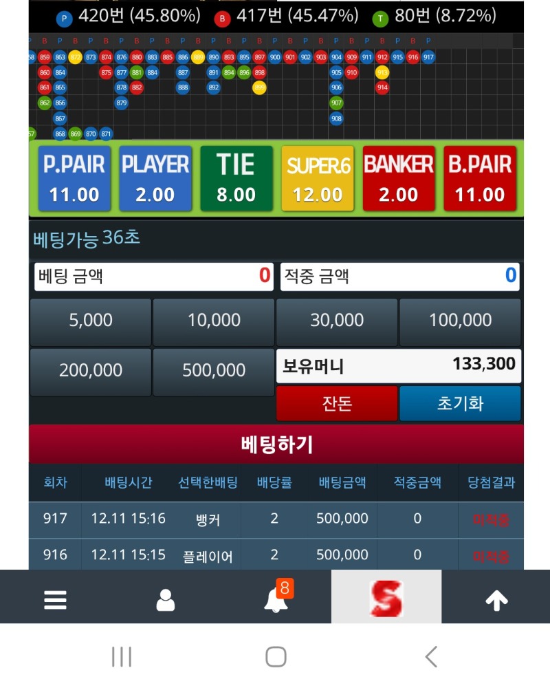 하..추겜 연이은실패로 20만포만 이겨보자한게ㅋㅋ