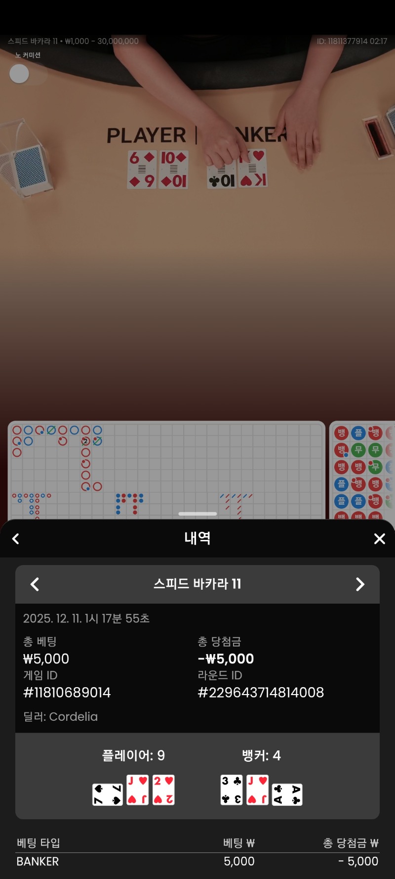 소액 뒷발 승리한번