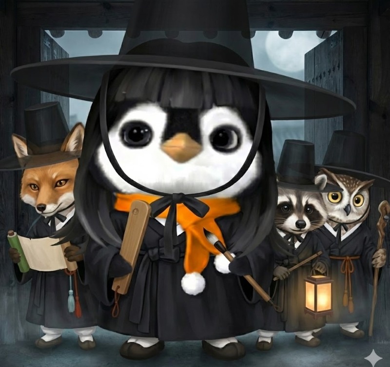 헐 ㅜ 그냥 펭귄 만드는,, 오른쪽에 보고싶은 동물이,,,