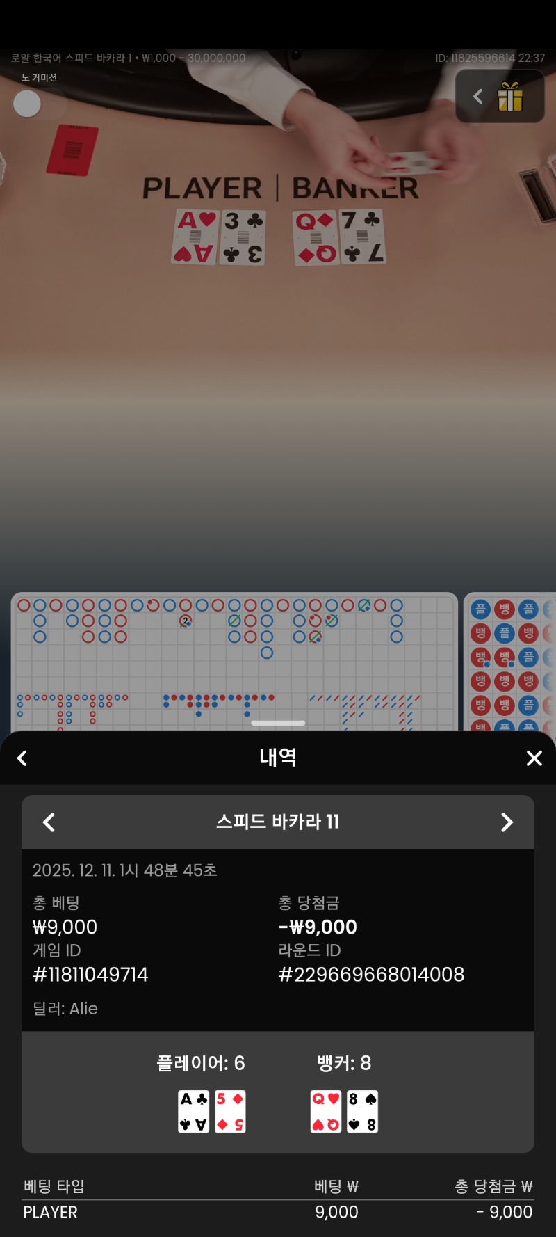 6이면 좀 이겨주지 아쉽네