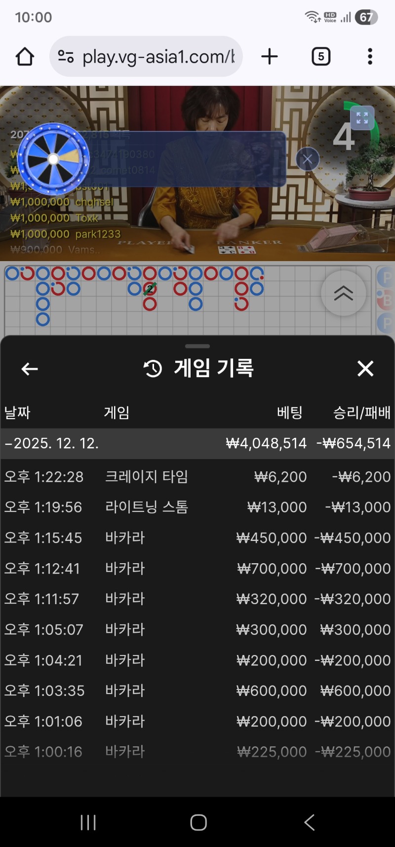 오늘 카라 안되네!!