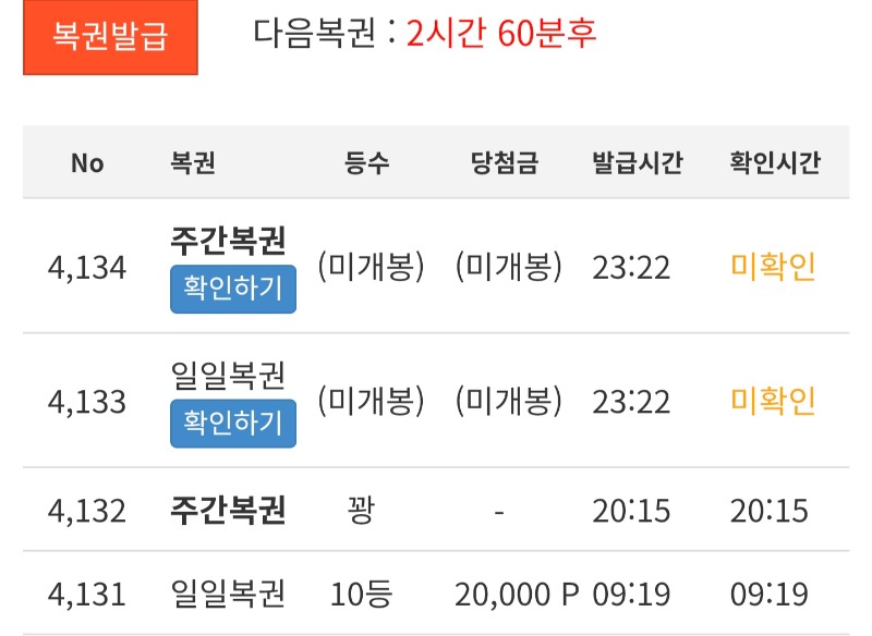 주복 한장 나왔어여 ㅅㅅㅅㅅㅅ ~~!!