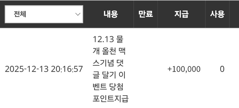 물개 맥스 축하해~