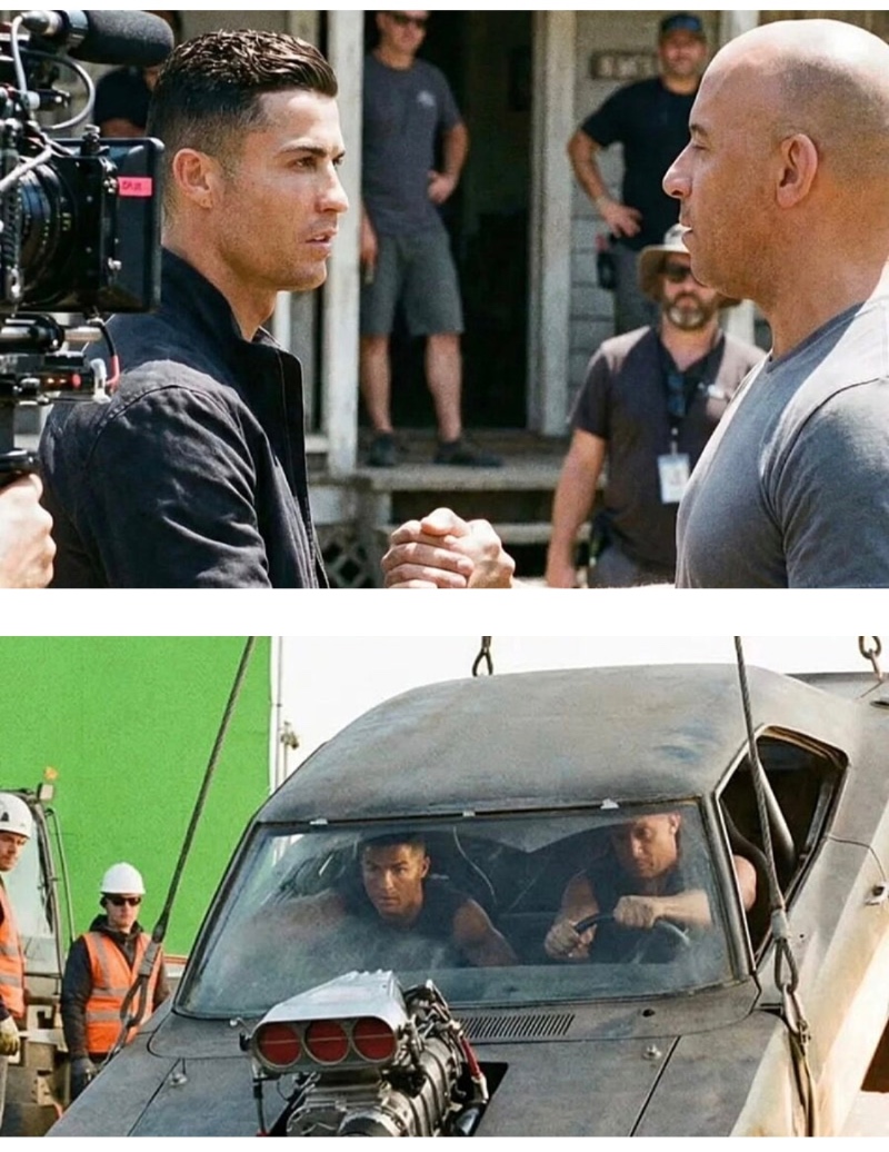 호날두 분노의질주 마지막편 촬영