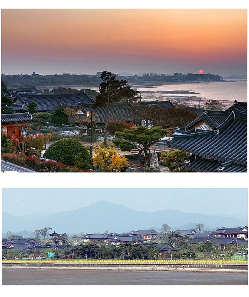 유일하게 바닷가에 있는 한옥마을