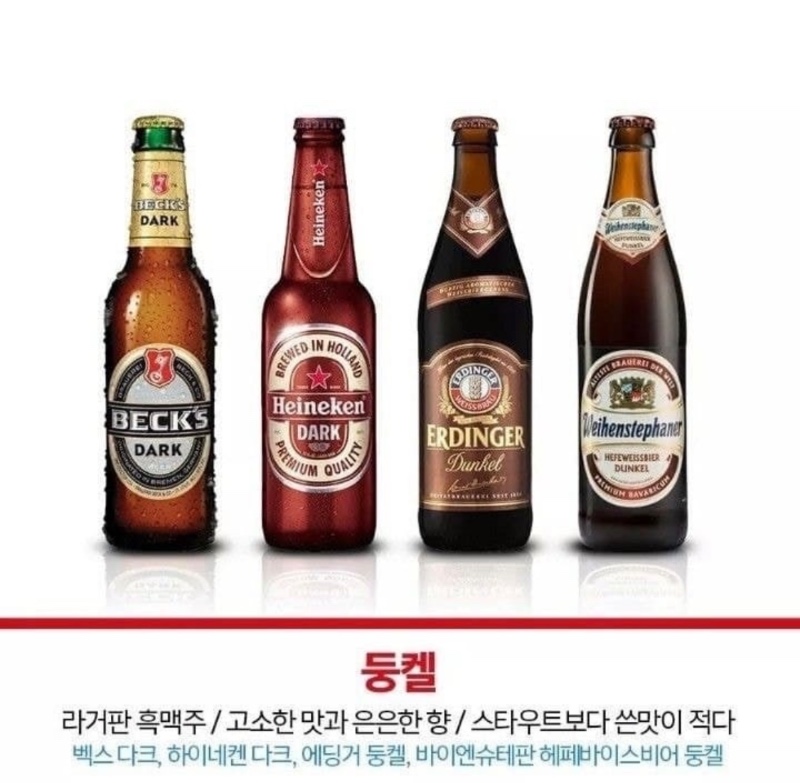 알기쉽게 정리한 맥주 종류