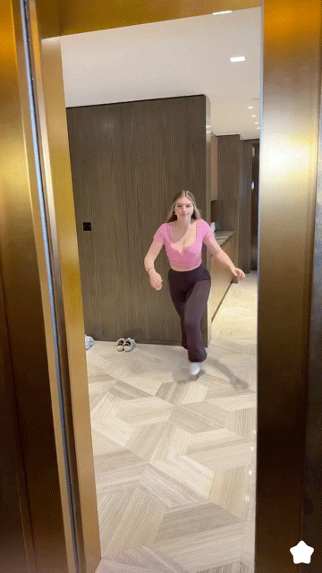 엘리베이터 민폐녀