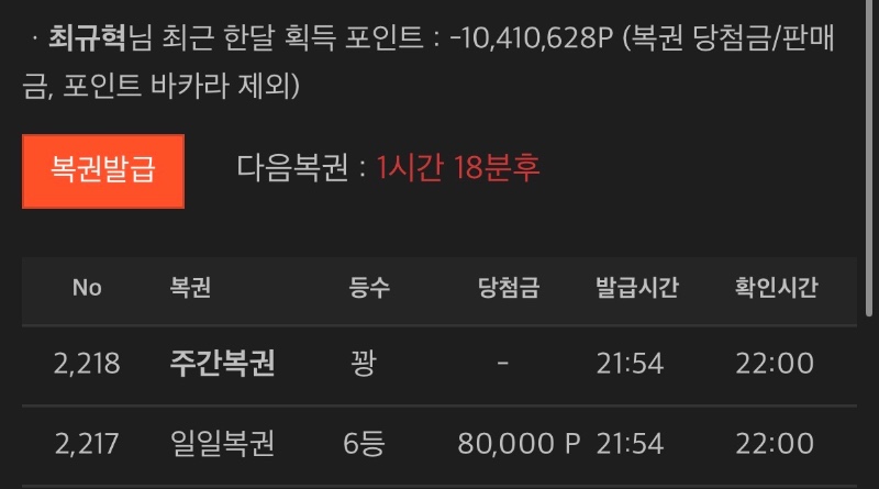 구매복권 6등 당첨이네용 ㅎㅎ