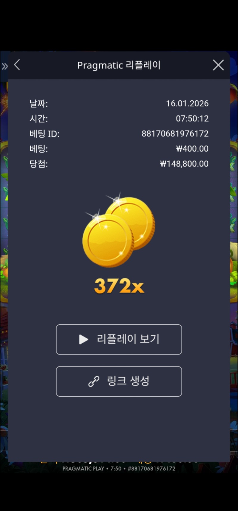 황금 물조리게 372배