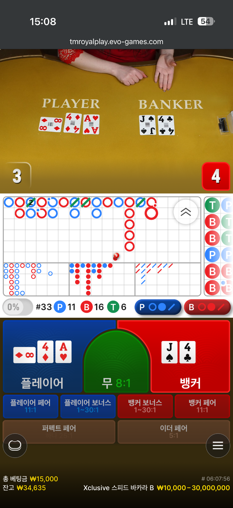 세번째 카라 패