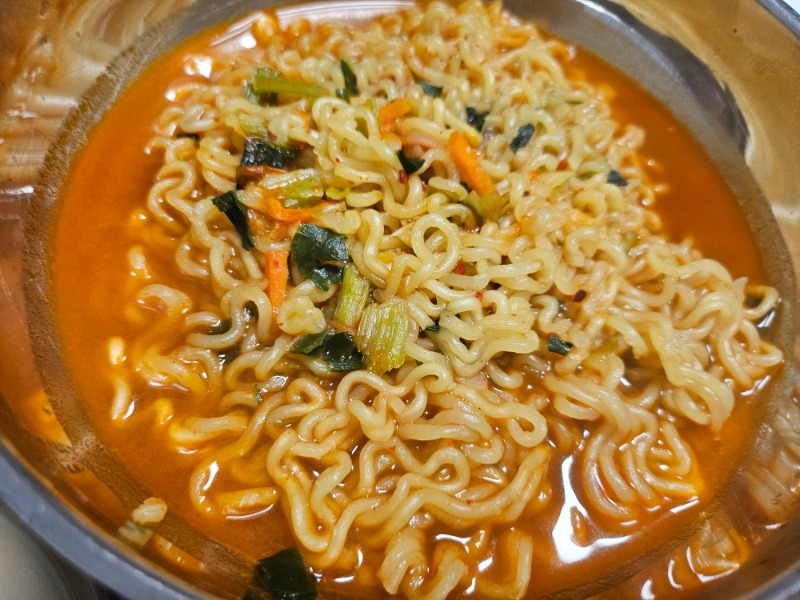 오늘 저녁은 삼겹살/라면/낫또