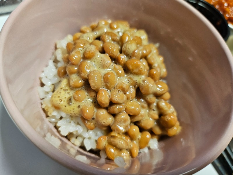 오늘 저녁은 삼겹살/라면/낫또