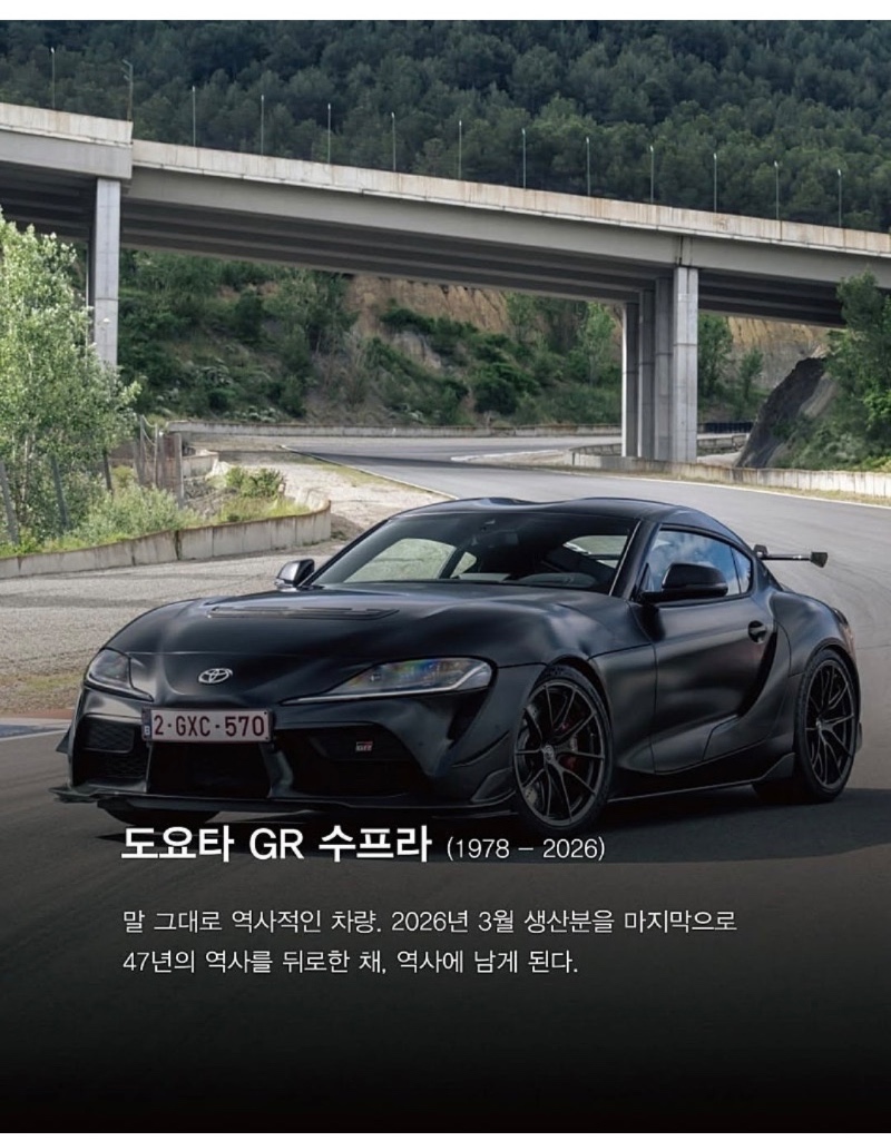 올해 단종 된다는 차종들