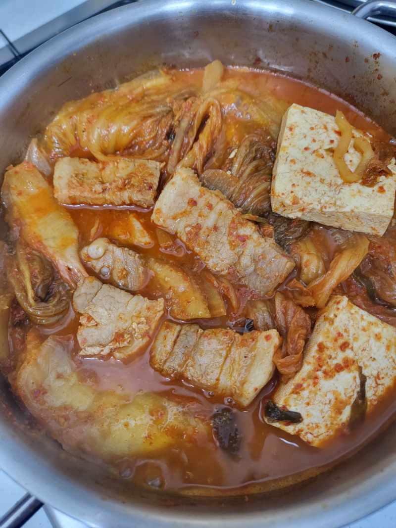 펭아~~들기름 김치찜 먹쟈♡