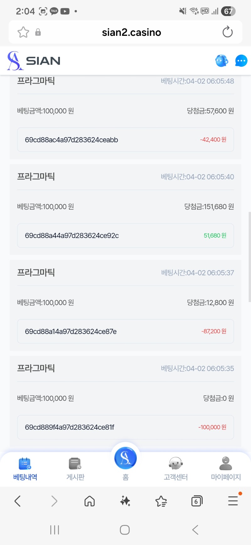 내가 망가졌던시간이 새벽6시전후구나