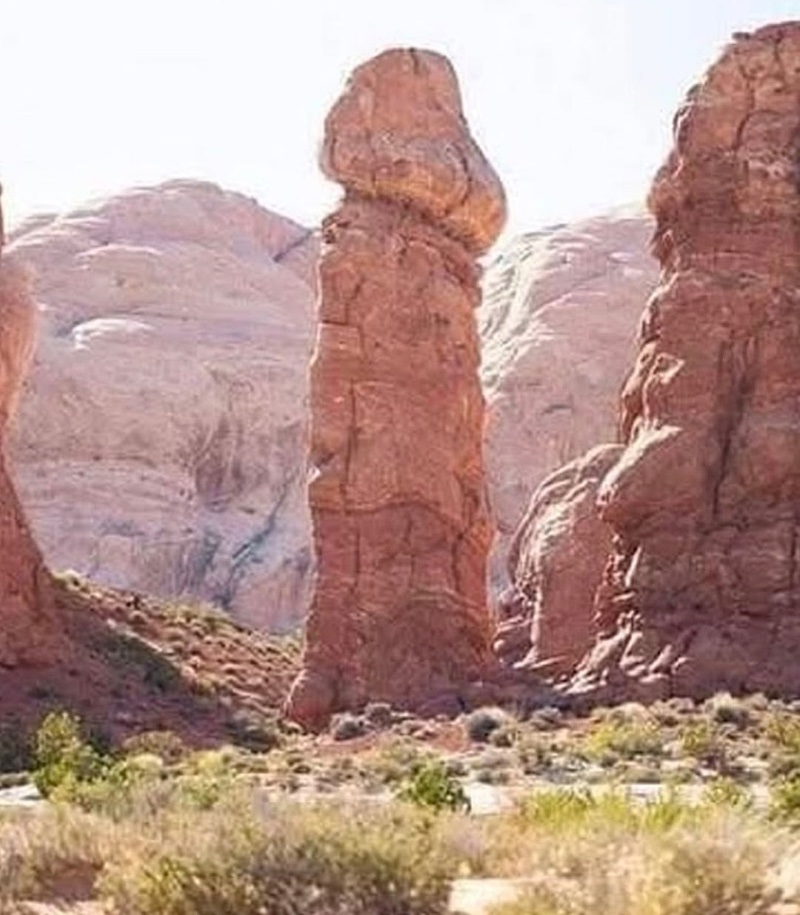 특이형태 기둥바위