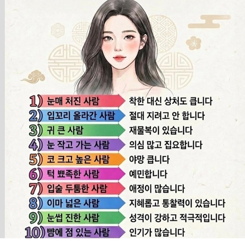 관상에서 절대 숨길 수 없는 것