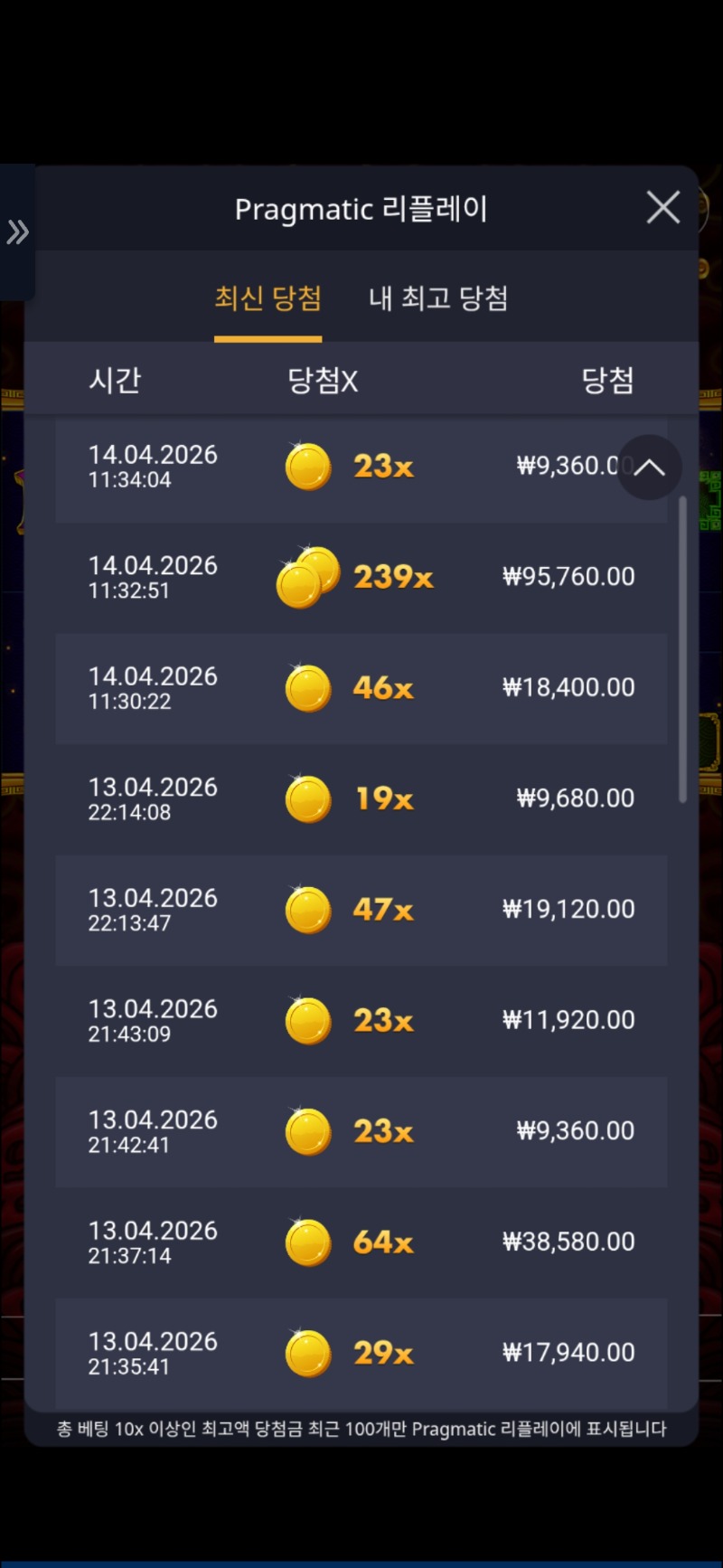 슬롯 개빡시네..