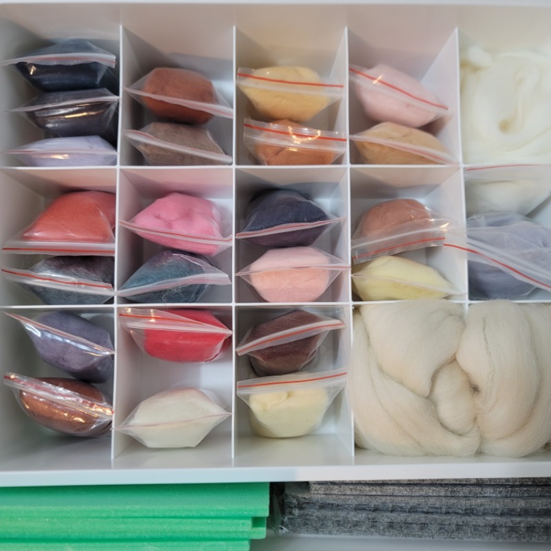 양모펠트 재료 정리 끝