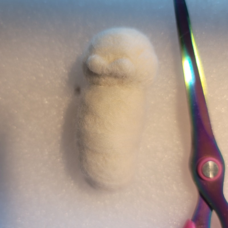 물개인형 완성 (독학으로 첨 만들어본 양모펠트인형)