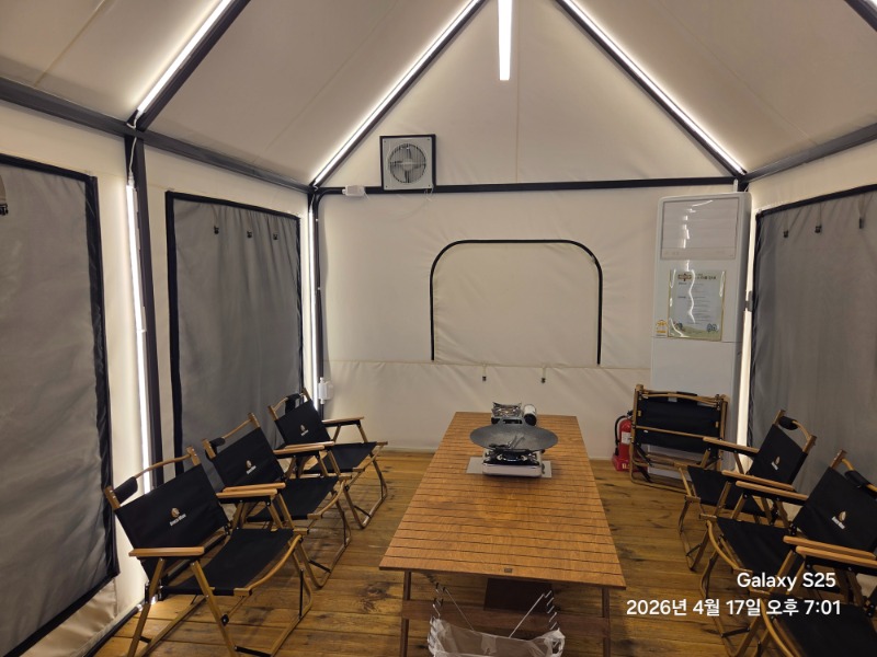 글램핑 바베큐장 1차 ㅋ