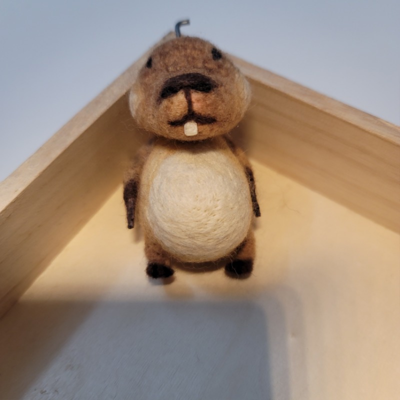 양모인형 만들기 두번째 #비버