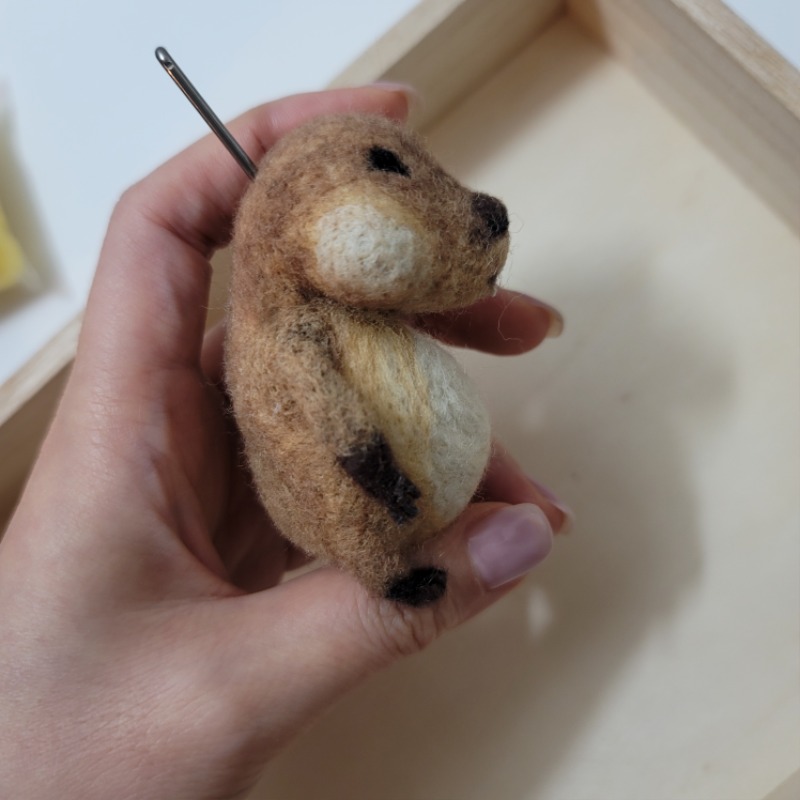 양모인형 만들기 두번째 #비버