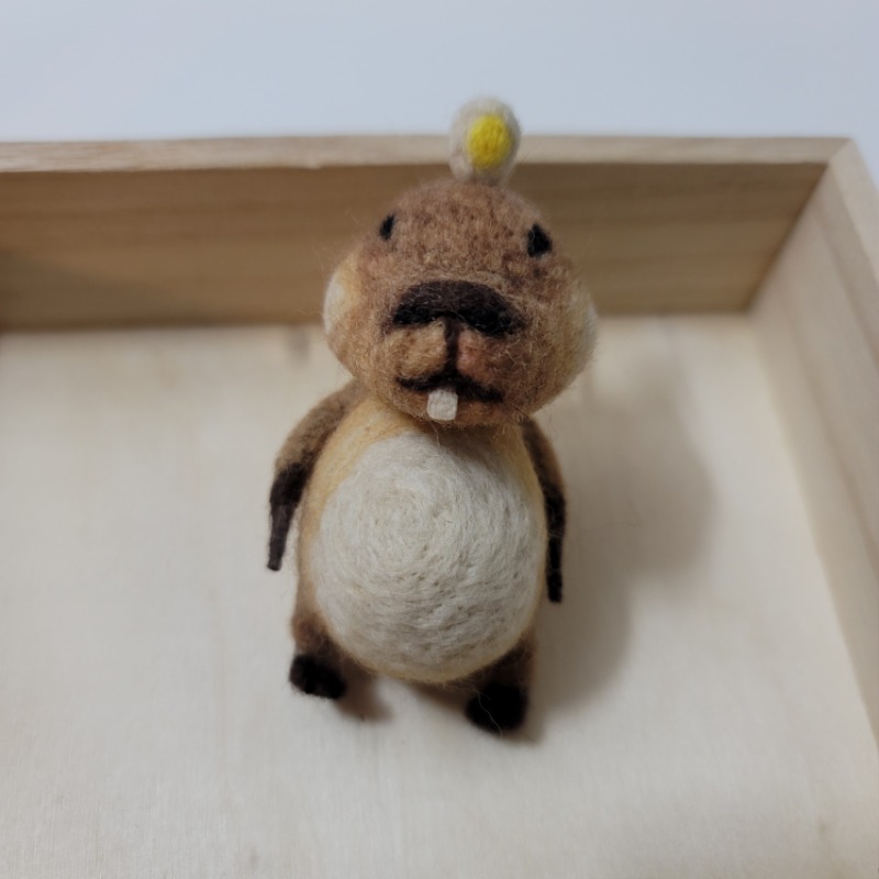 양모인형 만들기 두번째 #비버