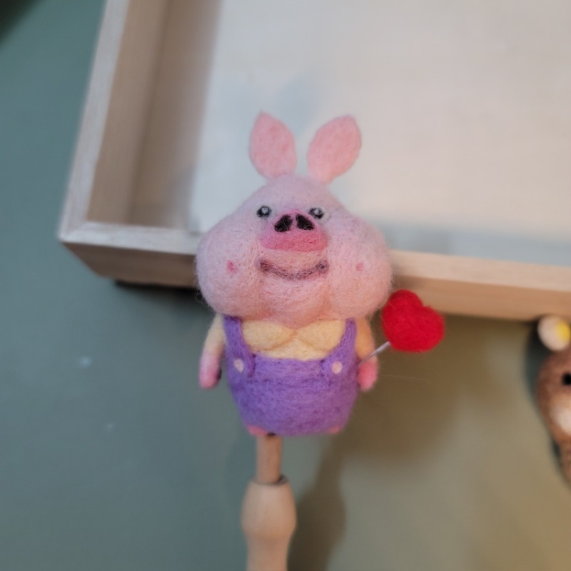 양모인형 만들기 세번째 #돈이