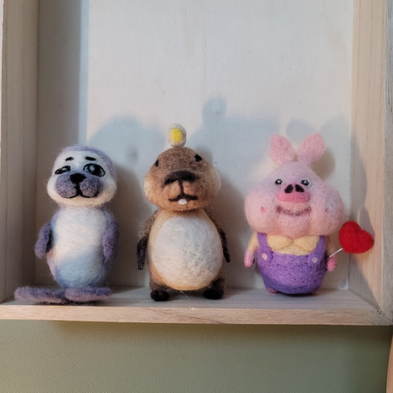 양모인형 만들기 세번째 #돈이