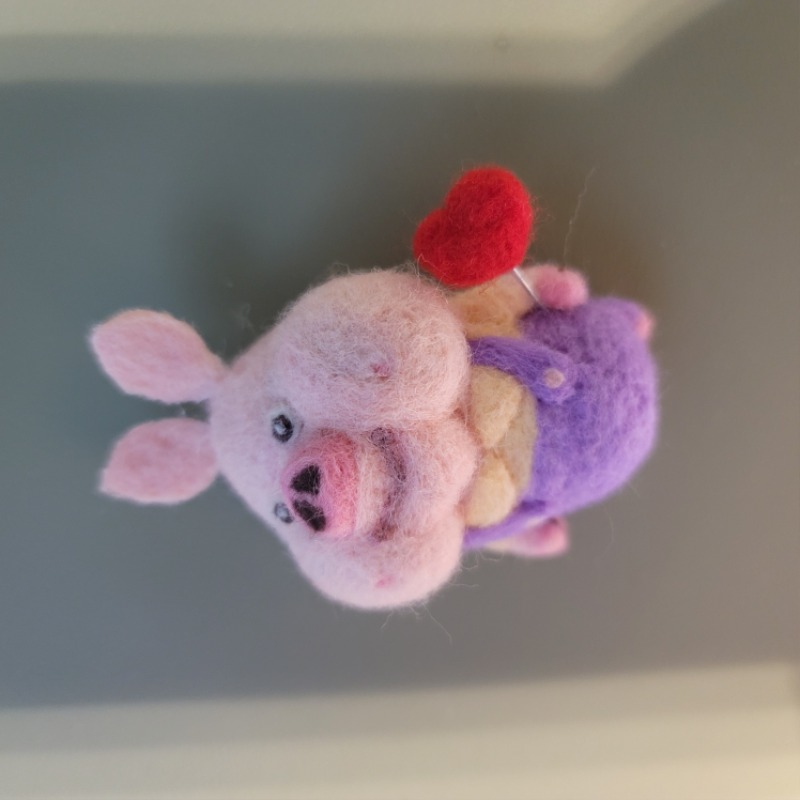 양모인형 만들기 세번째 #돈이