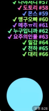 양이 핀볼 당첨자 ~~~