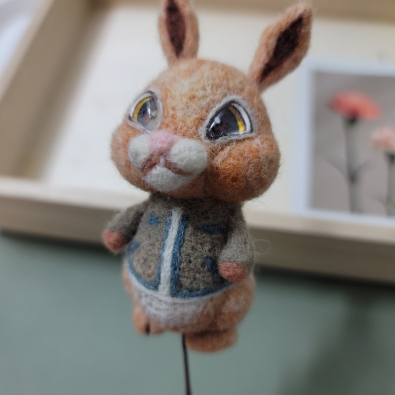 양모펠트 인형만들기 일곱번째 #토끼
