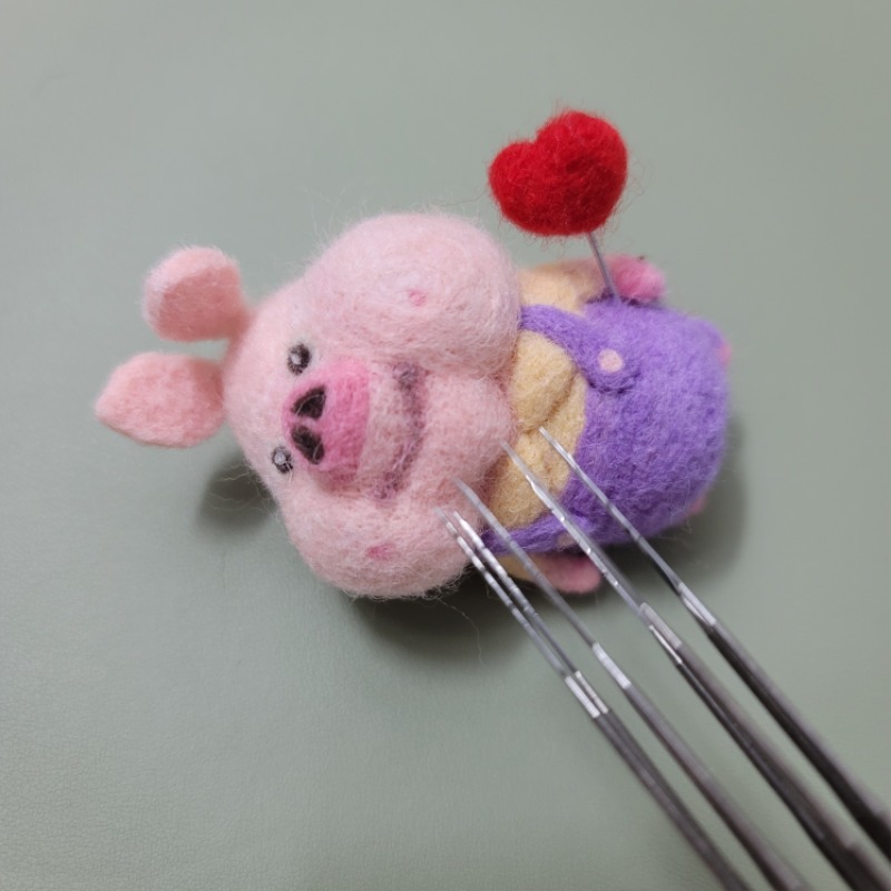 양모펠트 인형만들기 일곱번째 #토끼