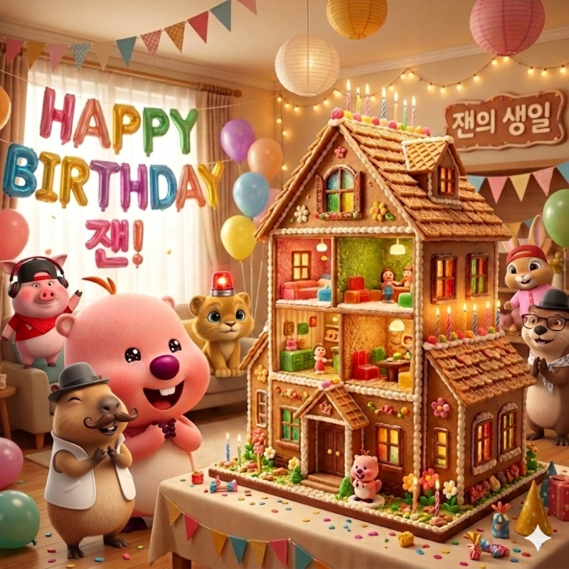 우리잰이~~  생일축하행♡♡