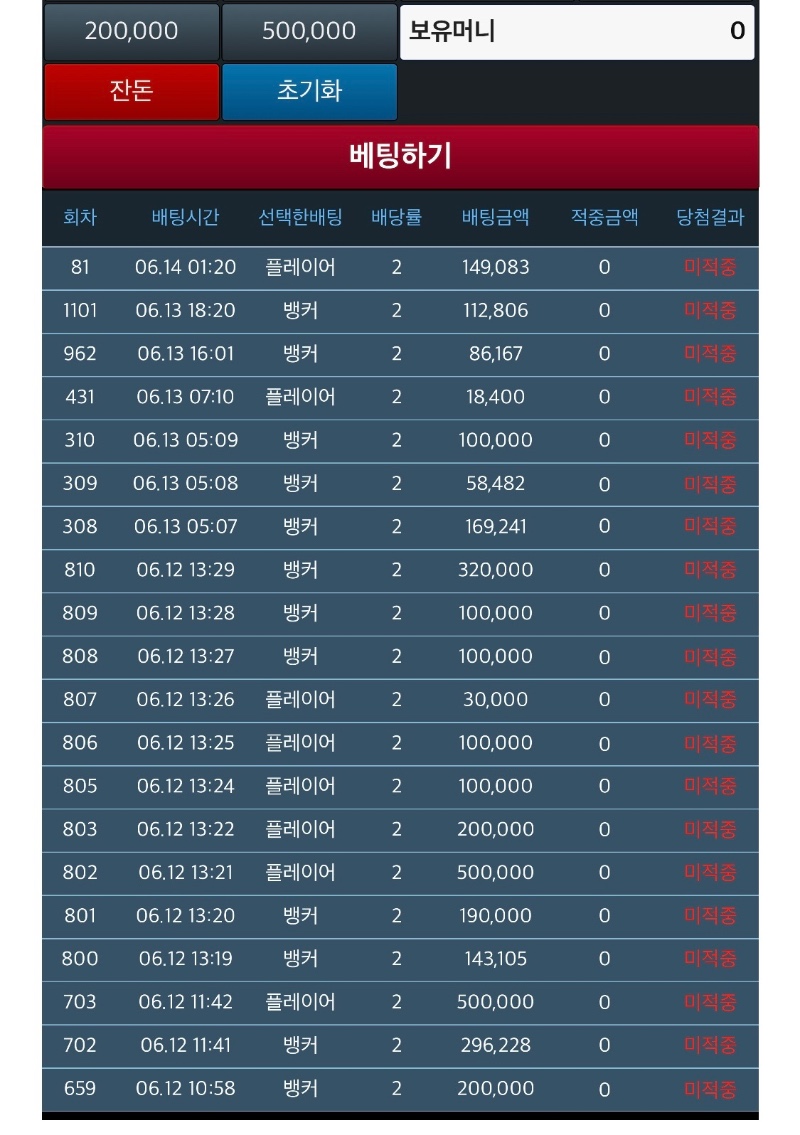 4무: 30 패 :
