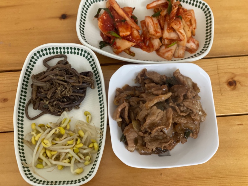 오늘 저녁 간장돼지불고기