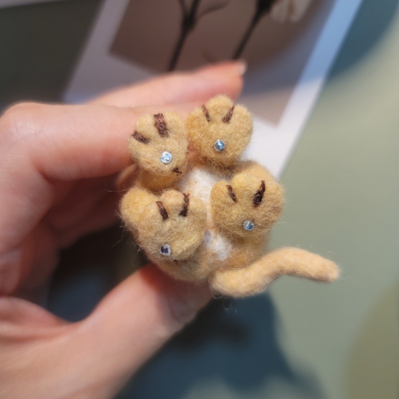 사자인형 진행 과정  # 팔다리 꼬리가생겼어요!